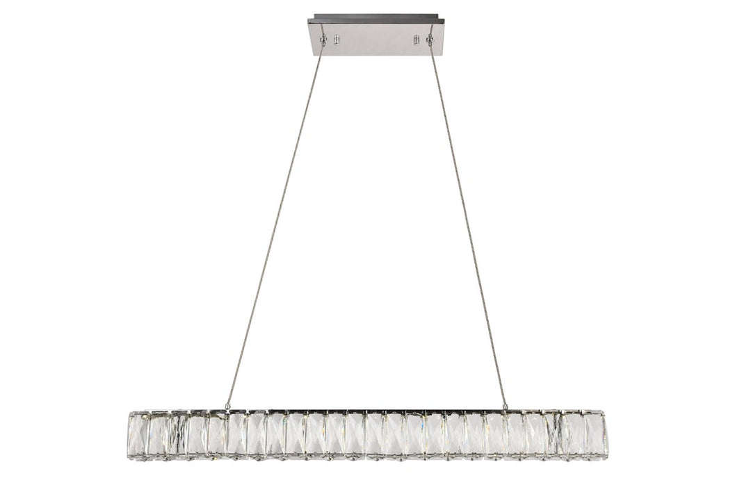 Integrated LED chip light Chrome Chandelier Clear Royal Cut Crystal by Elegant Lighting