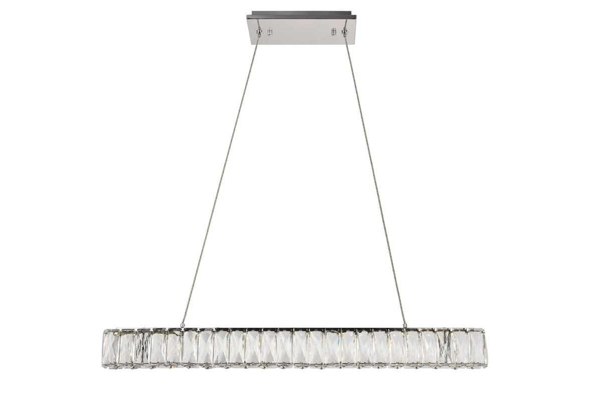 Integrated LED chip light Chrome Chandelier Clear Royal Cut Crystal by Elegant Lighting