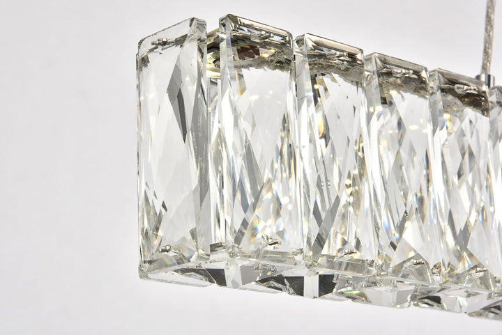 Integrated LED chip light Chrome Chandelier Clear Royal Cut Crystal