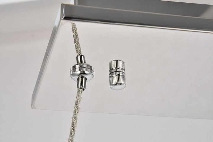 Integrated LED chip light Chrome Chandelier Clear Royal Cut Crystal