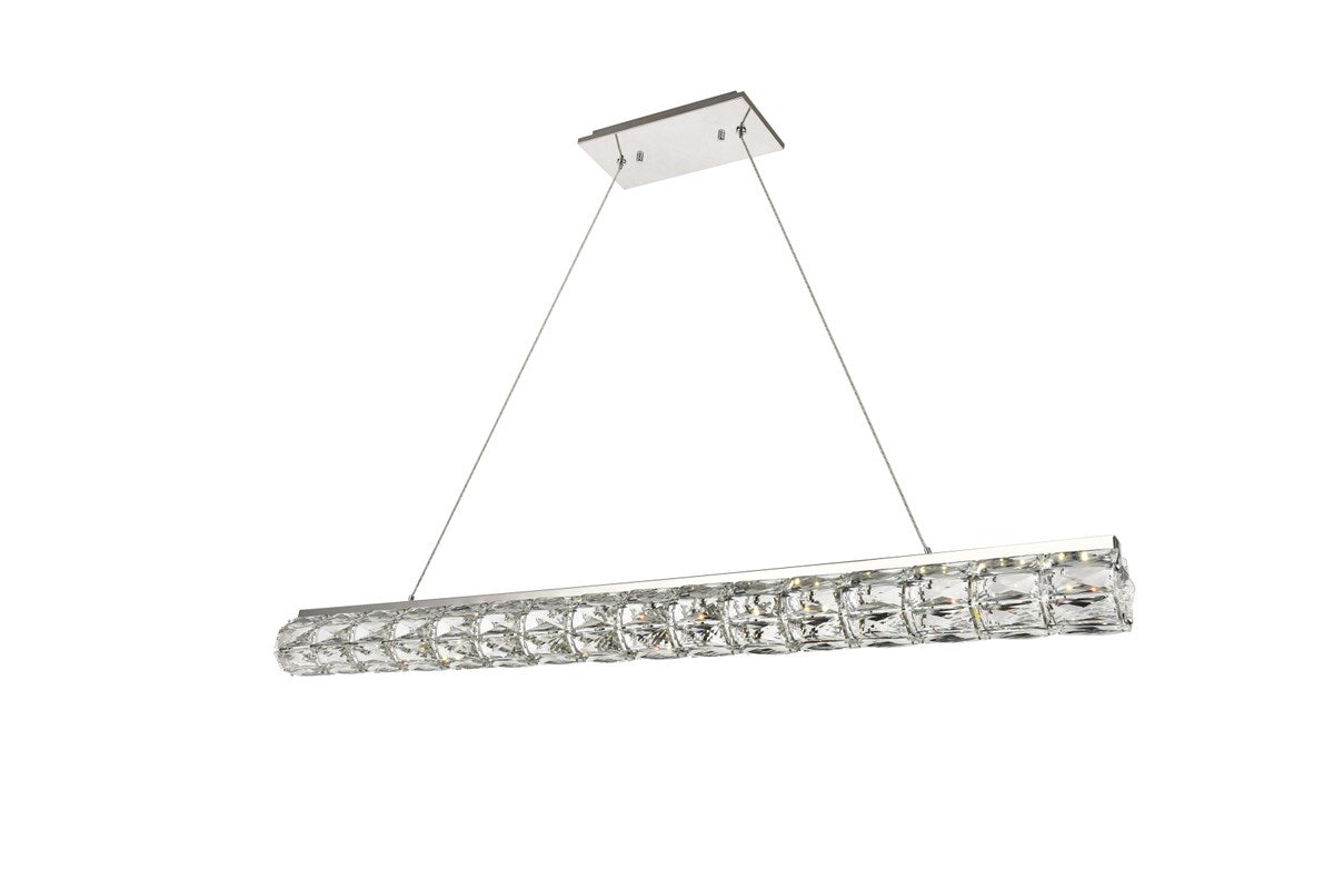 Integrated LED chip light Chrome Chandelier Clear Royal Cut Crystal by Elegant Lighting