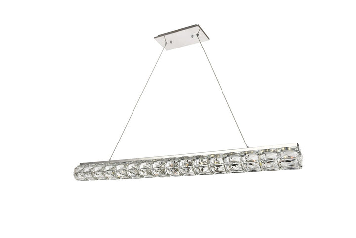 Integrated LED chip light Chrome Chandelier Clear Royal Cut Crystal by Elegant Lighting