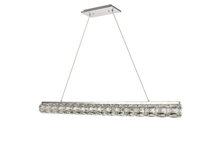 Integrated LED chip light Chrome Chandelier Clear Royal Cut Crystal