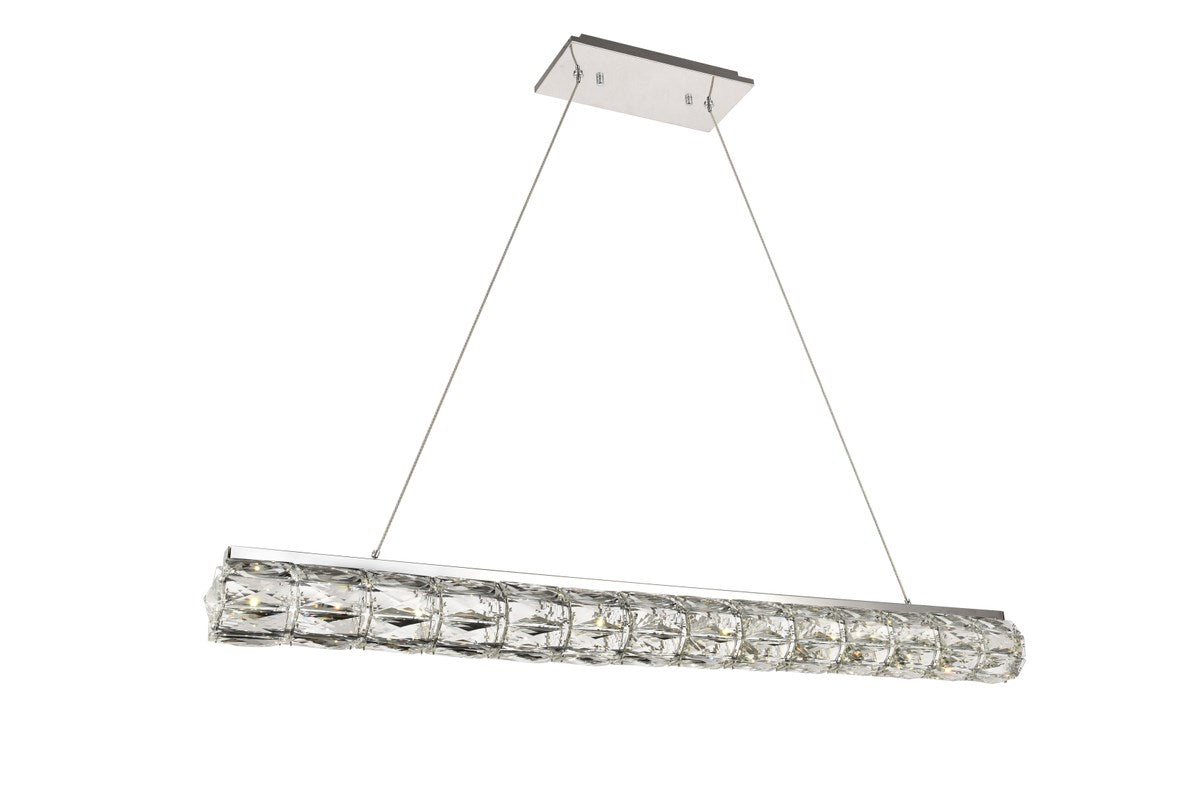 Integrated LED chip light Chrome Chandelier Clear Royal Cut Crystal by Elegant Lighting