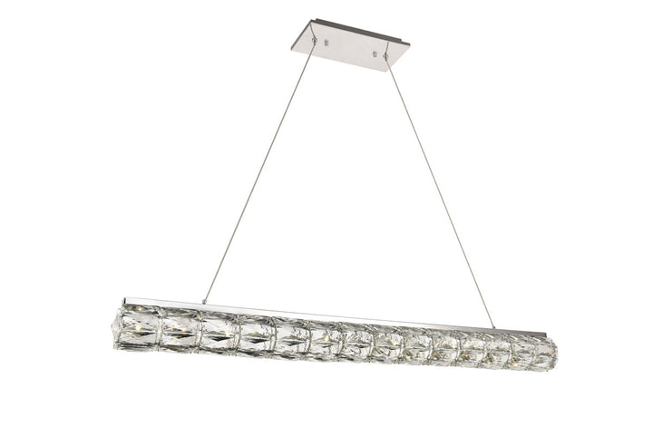 Integrated LED chip light Chrome Chandelier Clear Royal Cut Crystal by Elegant Lighting