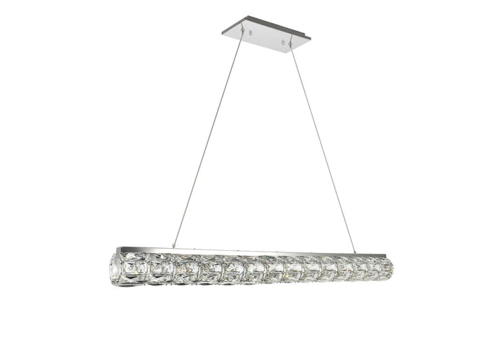 Integrated LED chip light Chrome Chandelier Clear Royal Cut Crystal