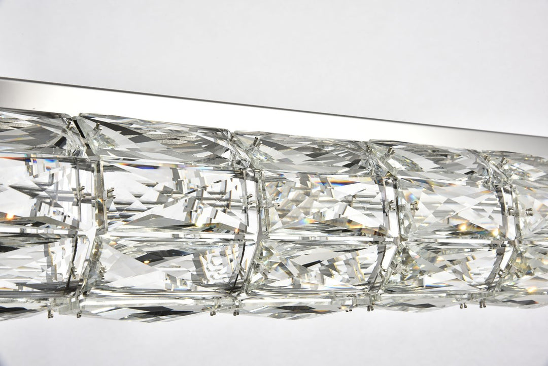Integrated LED chip light Chrome Chandelier Clear Royal Cut Crystal