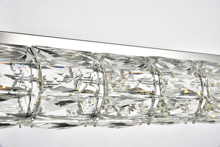 Integrated LED chip light Chrome Chandelier Clear Royal Cut Crystal