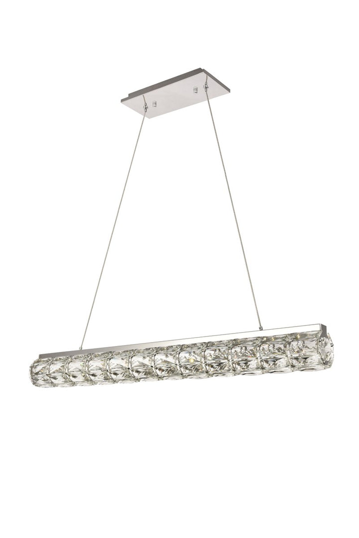 Integrated LED chip light Chrome Chandelier Clear Royal Cut Crystal by Elegant Lighting