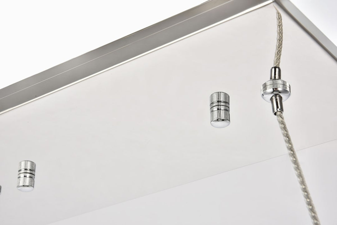 Integrated LED chip light Chrome Chandelier Clear Royal Cut Crystal
