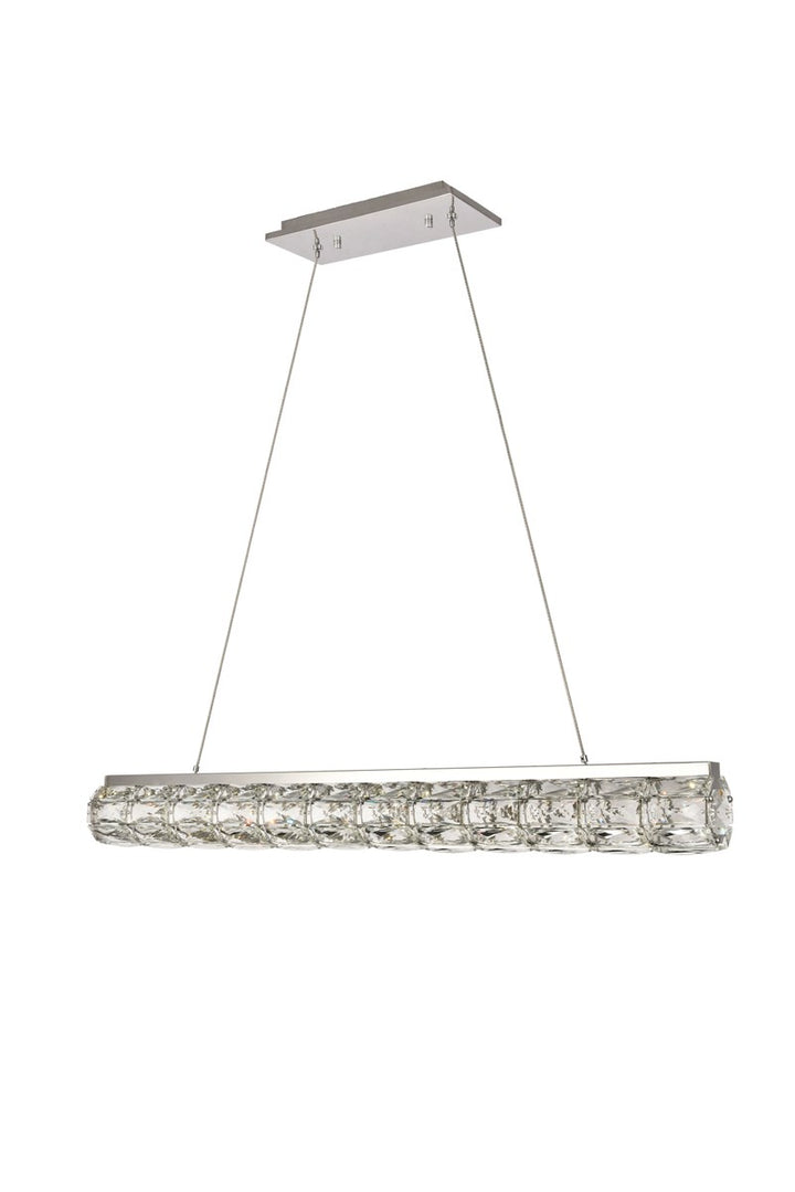 Integrated LED chip light Chrome Chandelier Clear Royal Cut Crystal