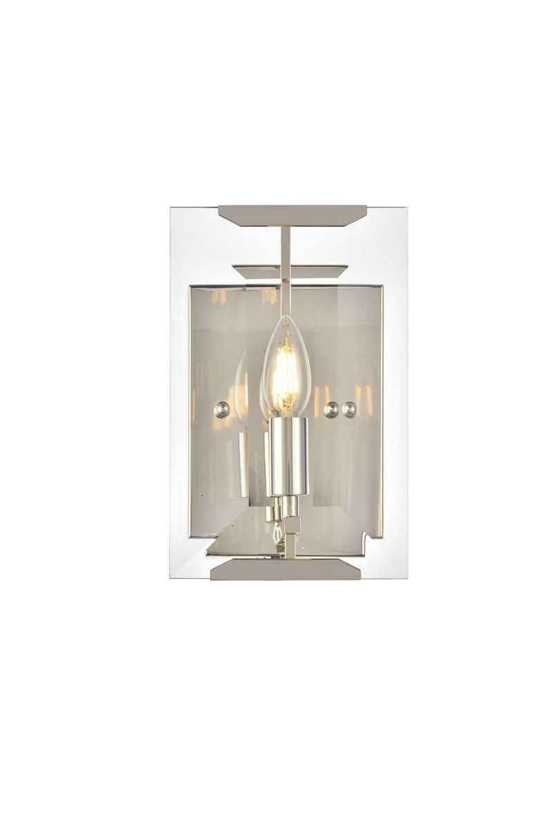 1 light Golden Iron Wall Sconce Glass Crystal by Urban Classic