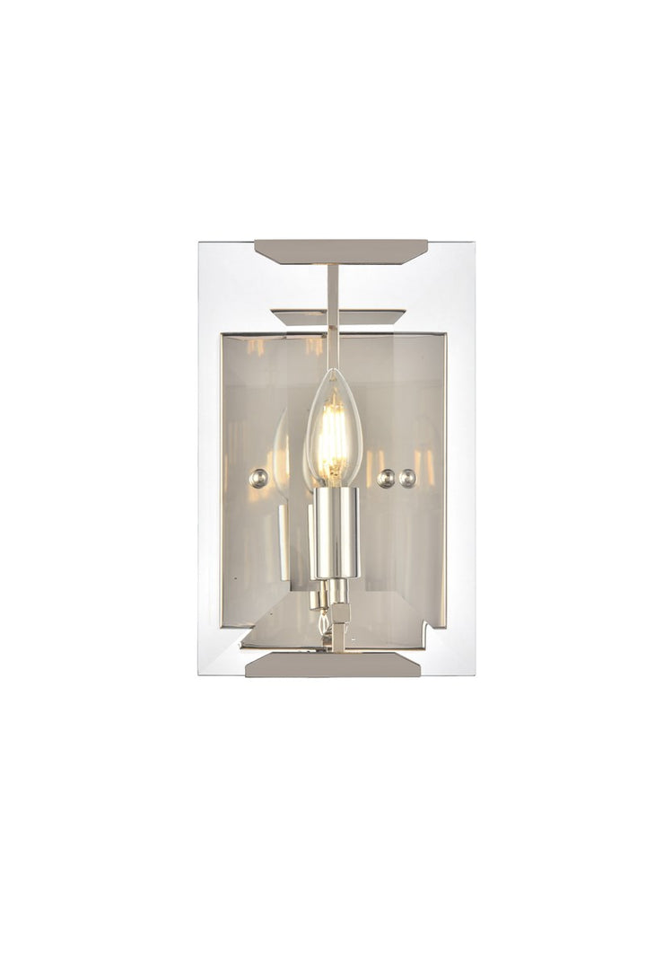 1 light Golden Iron Wall Sconce Glass Crystal by Urban Classic