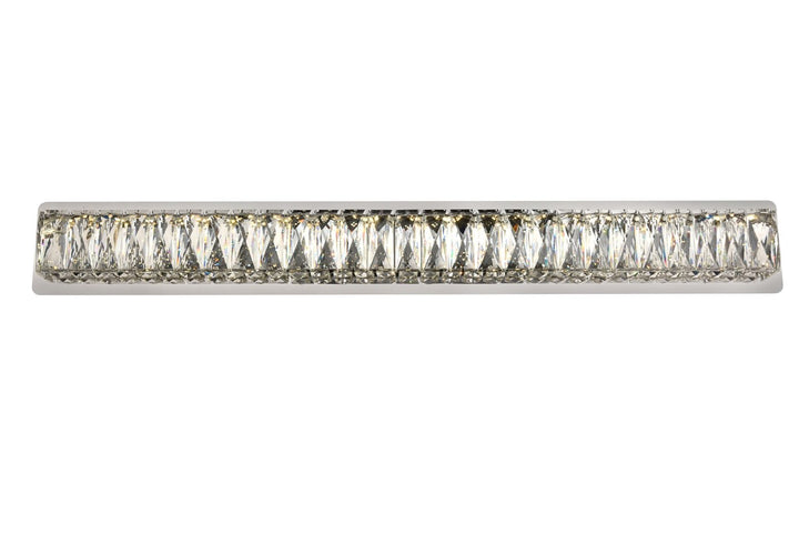 Integrated LED chip light Chrome Wall Sconce Clear Royal Cut Crystal by Elegant Lighting