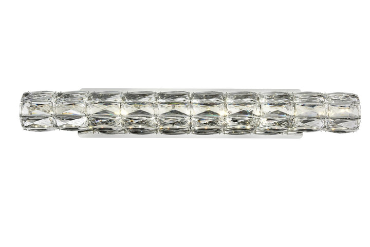 Integrated LED chip light Chrome Wall Sconce Clear Royal Cut Crystal by Elegant Lighting
