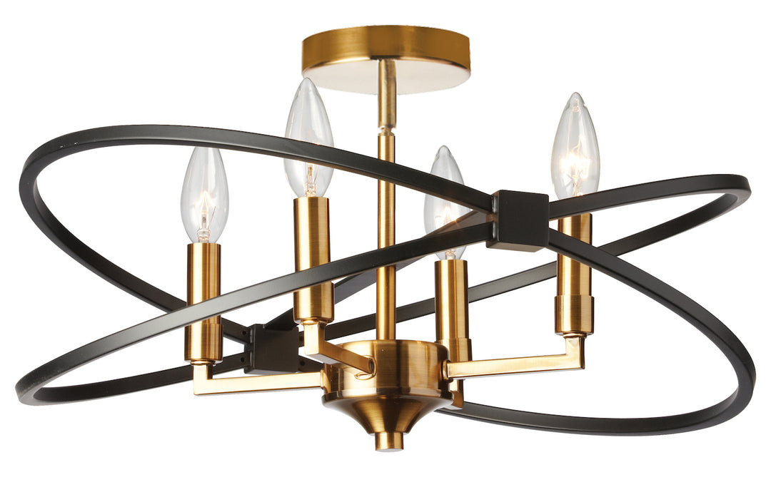 4-Light Semi-Flush Mount by Dainolite
