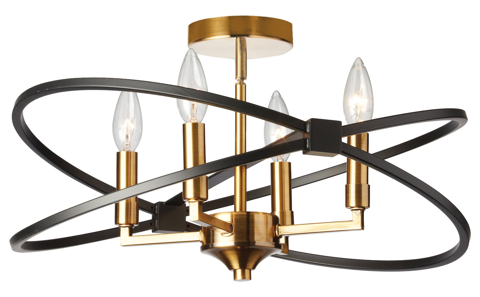 4-Light Semi-Flush Mount by Dainolite