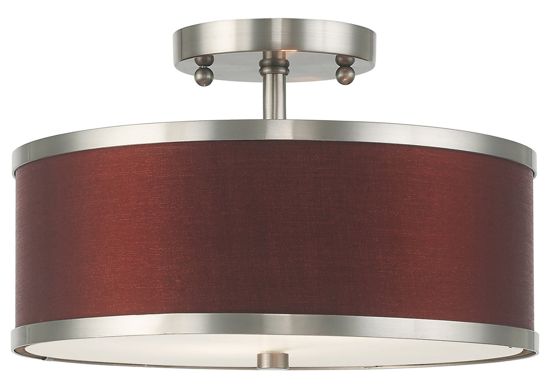 8 Inch 2 Light Ceiling Mount by Livex Lighting