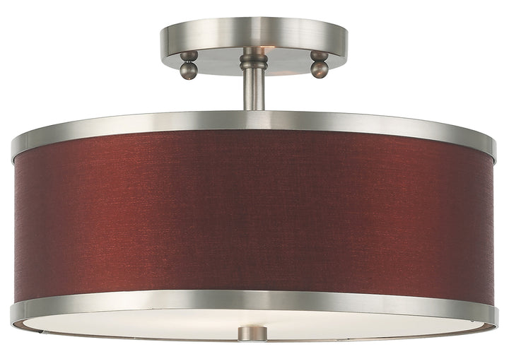 8 Inch 2 Light Ceiling Mount by Livex Lighting