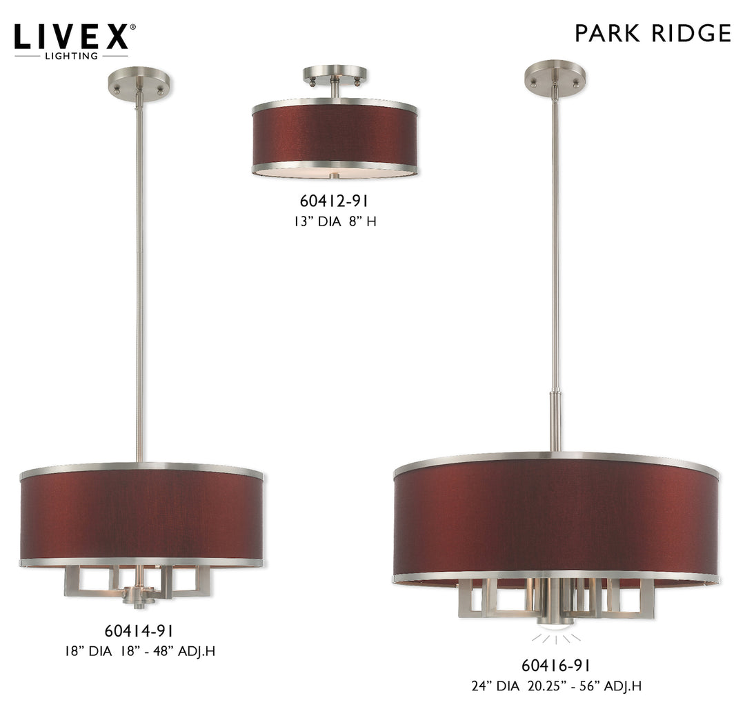 8 Inch 2 Light Ceiling Mount