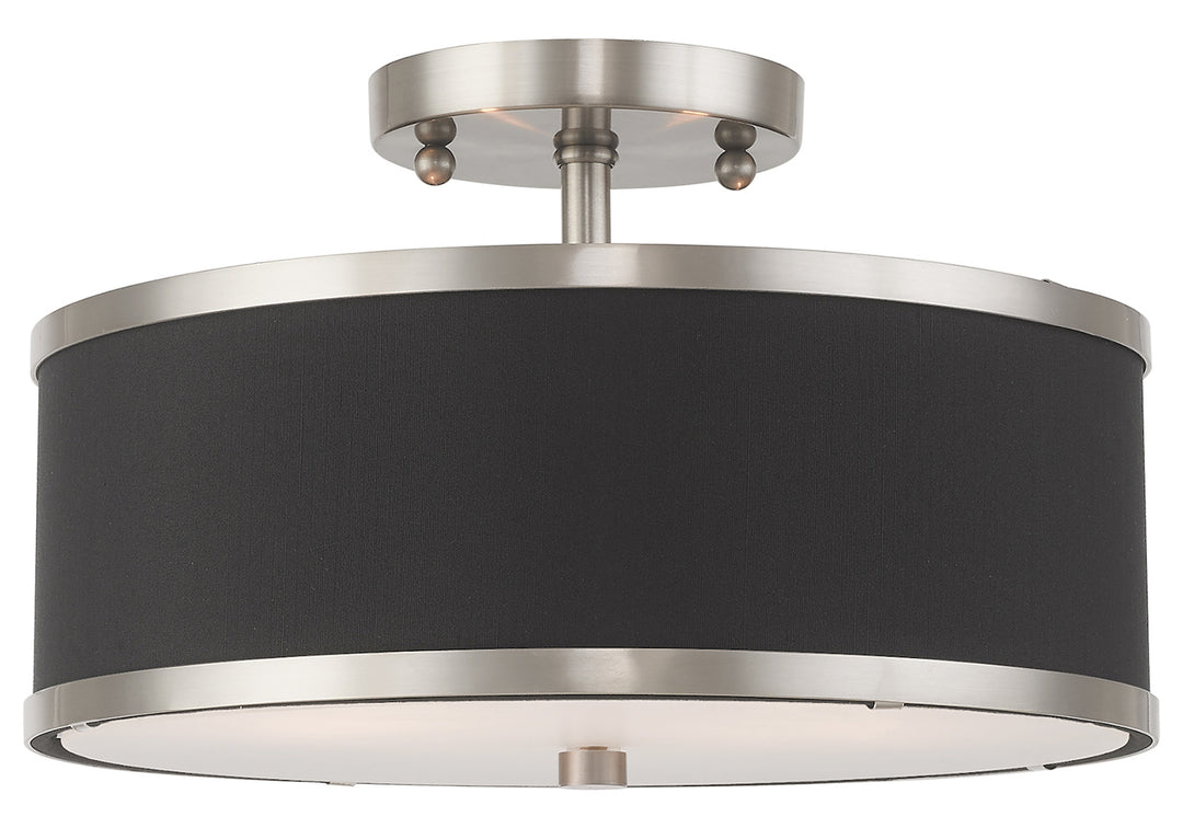 13 Inch 2 Light Ceiling Mount by Livex Lighting
