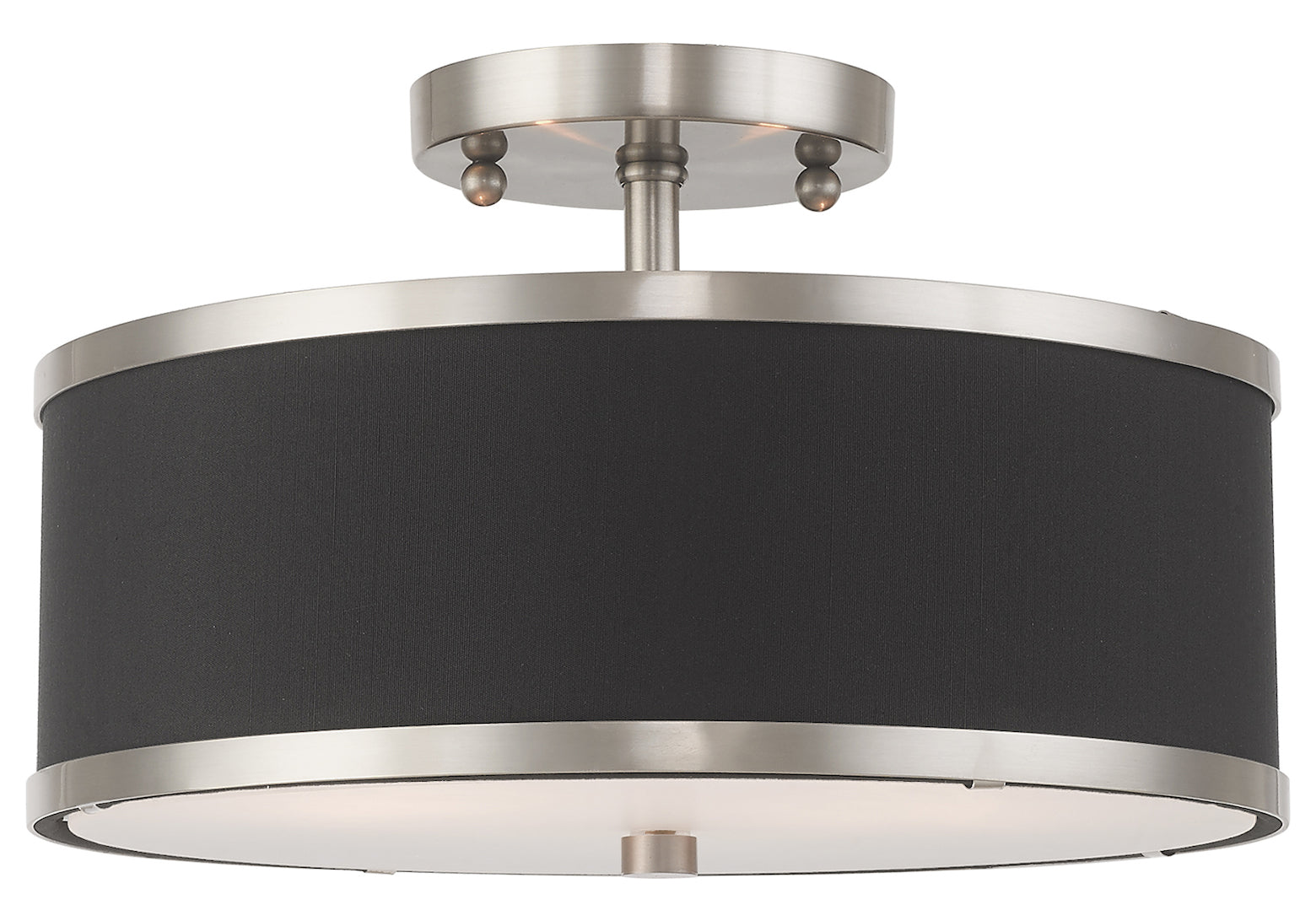 13 Inch 2 Light Ceiling Mount by Livex Lighting