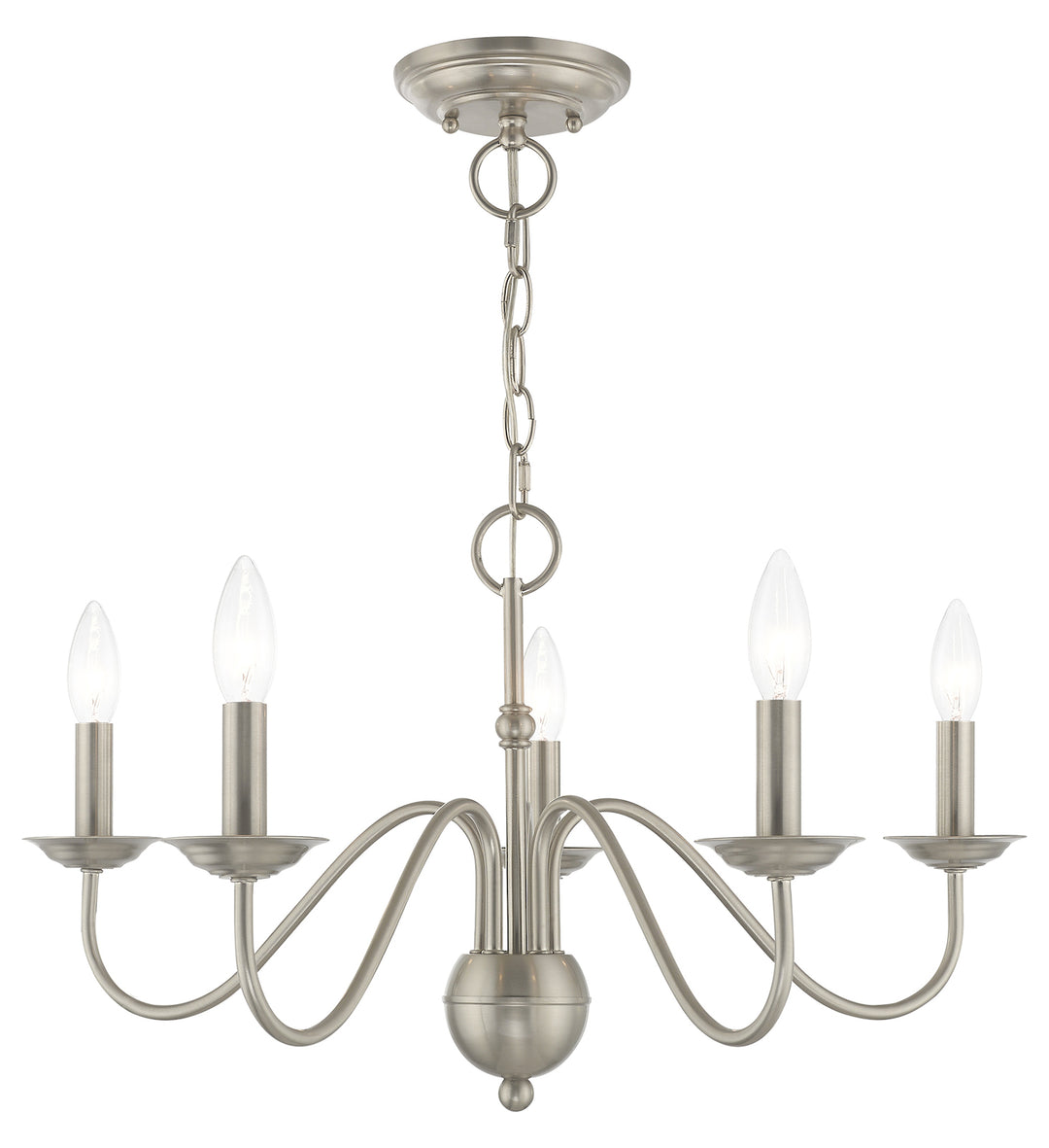 5 Light Chandelier by Livex Lighting