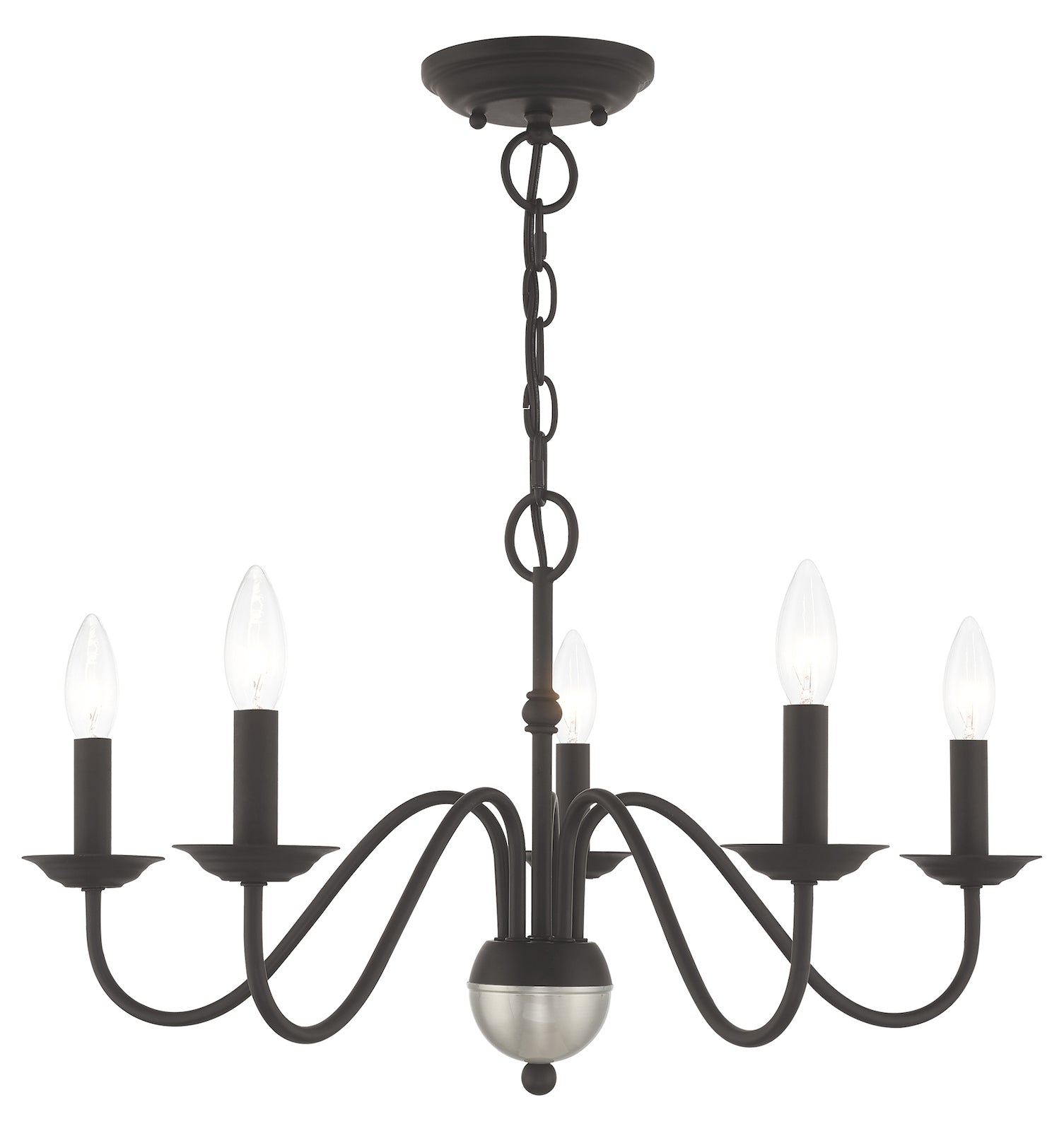 5 Light Chandelier by Livex Lighting