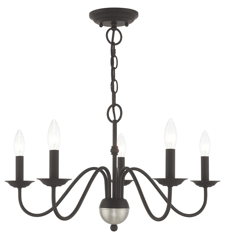 5 Light Chandelier by Livex Lighting
