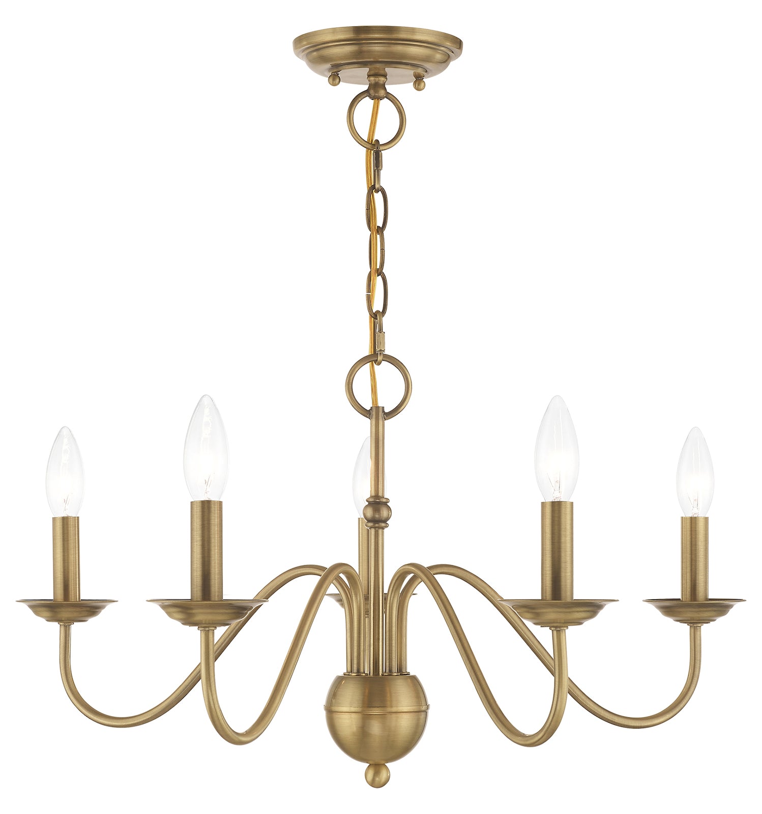 5 Light Chandelier by Livex Lighting