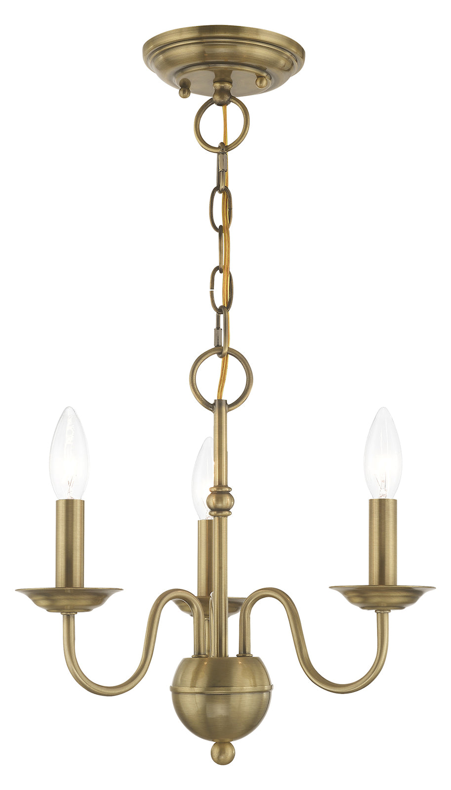 3 Light Mini Chandelier by Livex Lighting