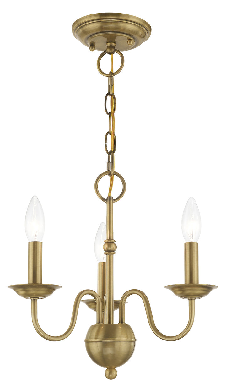 3 Light Mini Chandelier