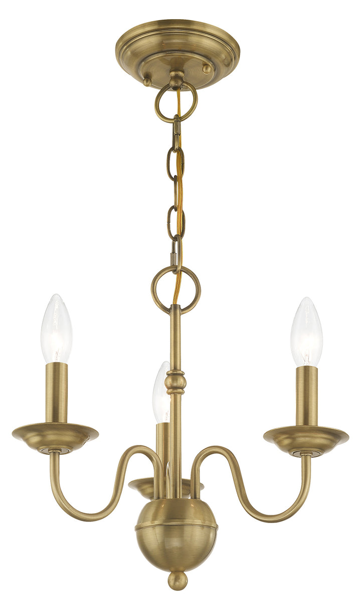 3 Light Mini Chandelier