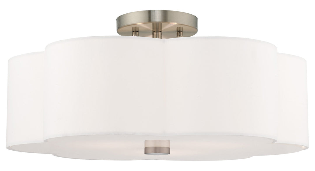 18 Inch 3 Light Ceiling Mount by Livex Lighting