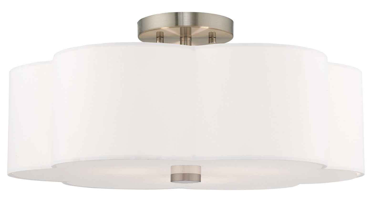 18 Inch 3 Light Ceiling Mount by Livex Lighting
