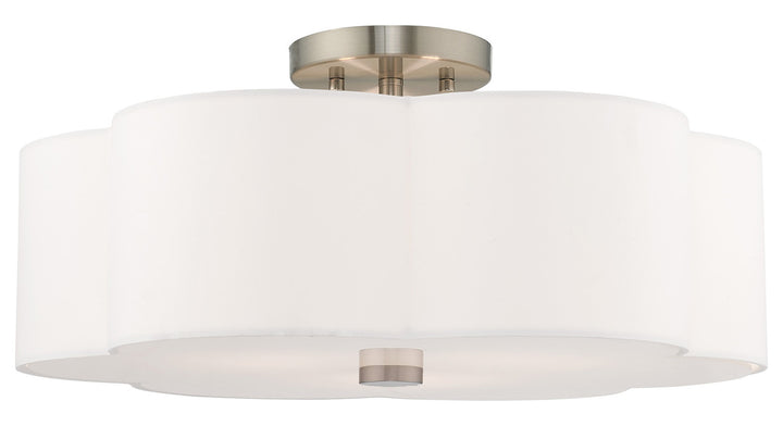 18 Inch 3 Light Ceiling Mount by Livex Lighting