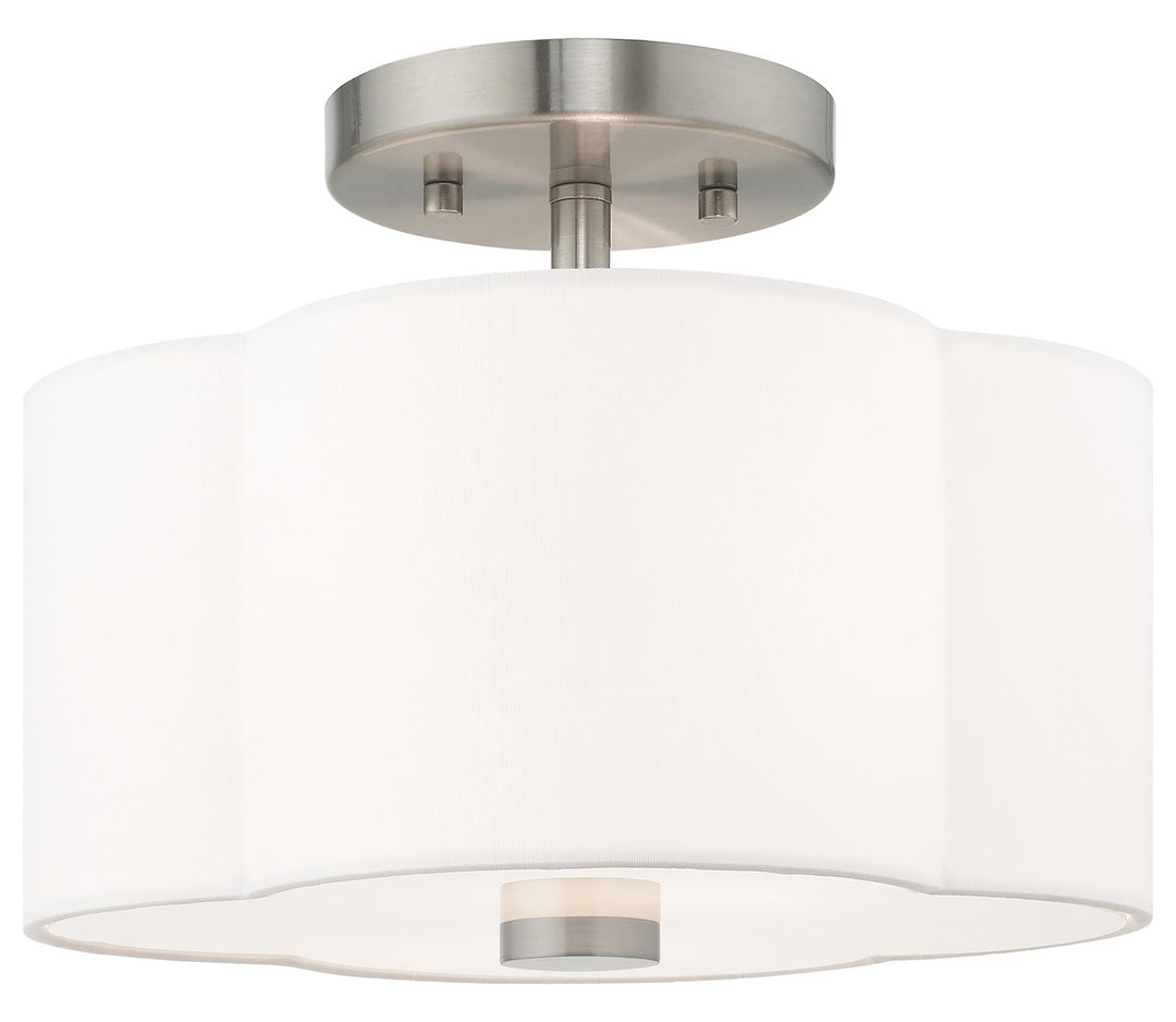 11 Inch 2 Light Ceiling Mount by Livex Lighting