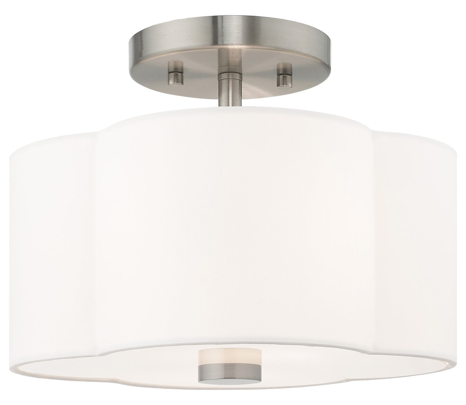 11 Inch 2 Light Ceiling Mount by Livex Lighting