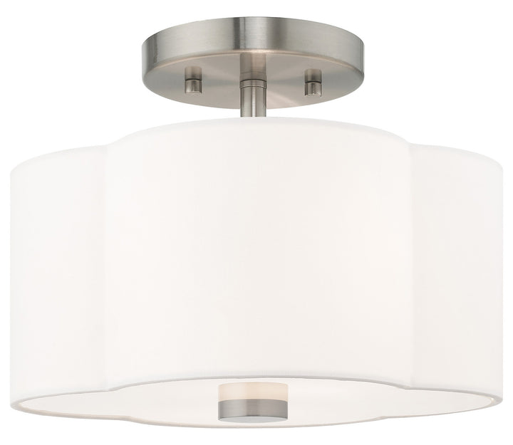 11 Inch 2 Light Ceiling Mount by Livex Lighting