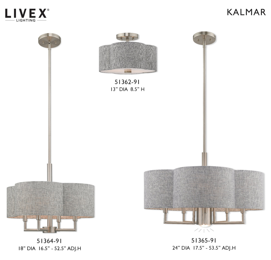 2 Light Ceiling Mount