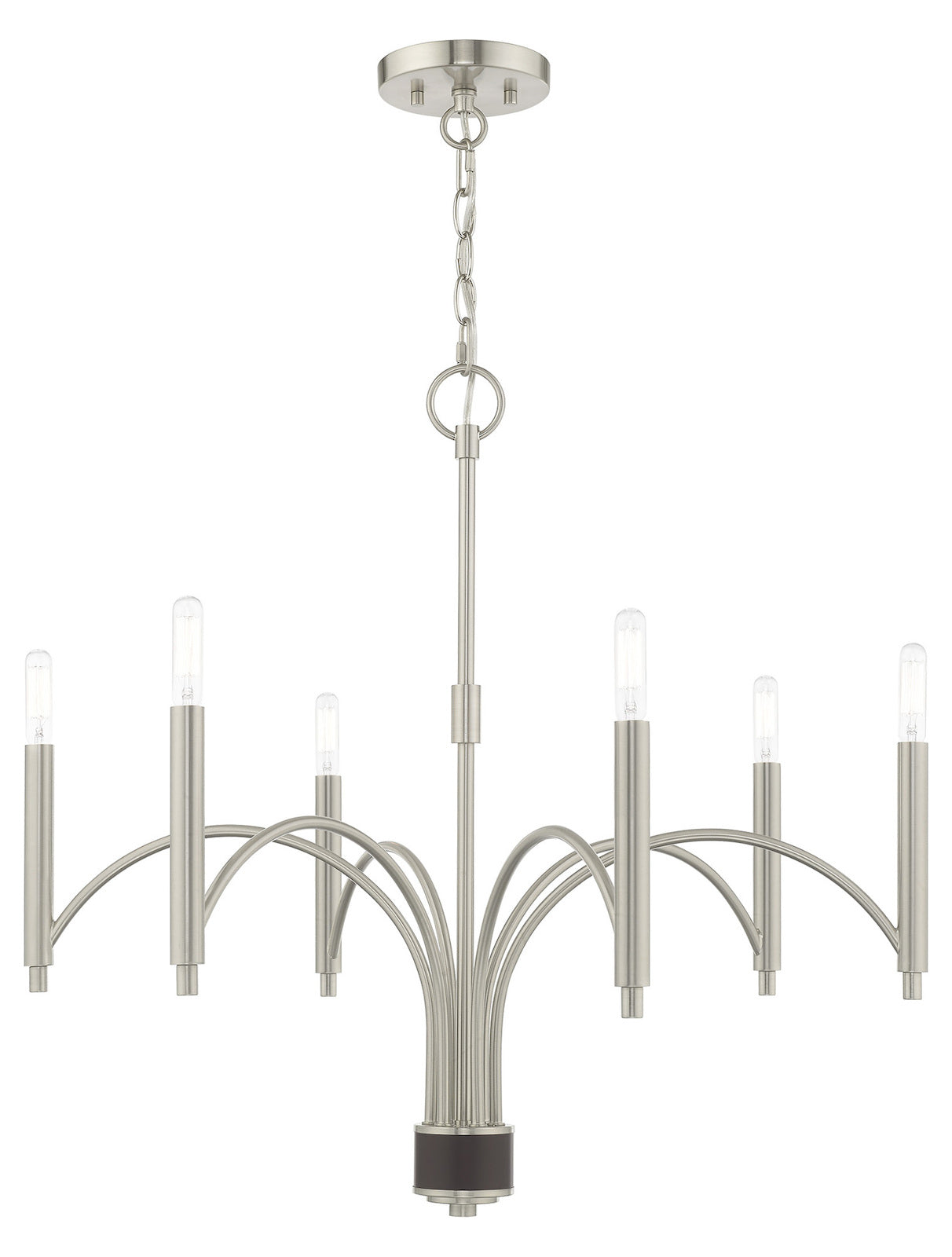 6 Light Chandelier by Livex Lighting