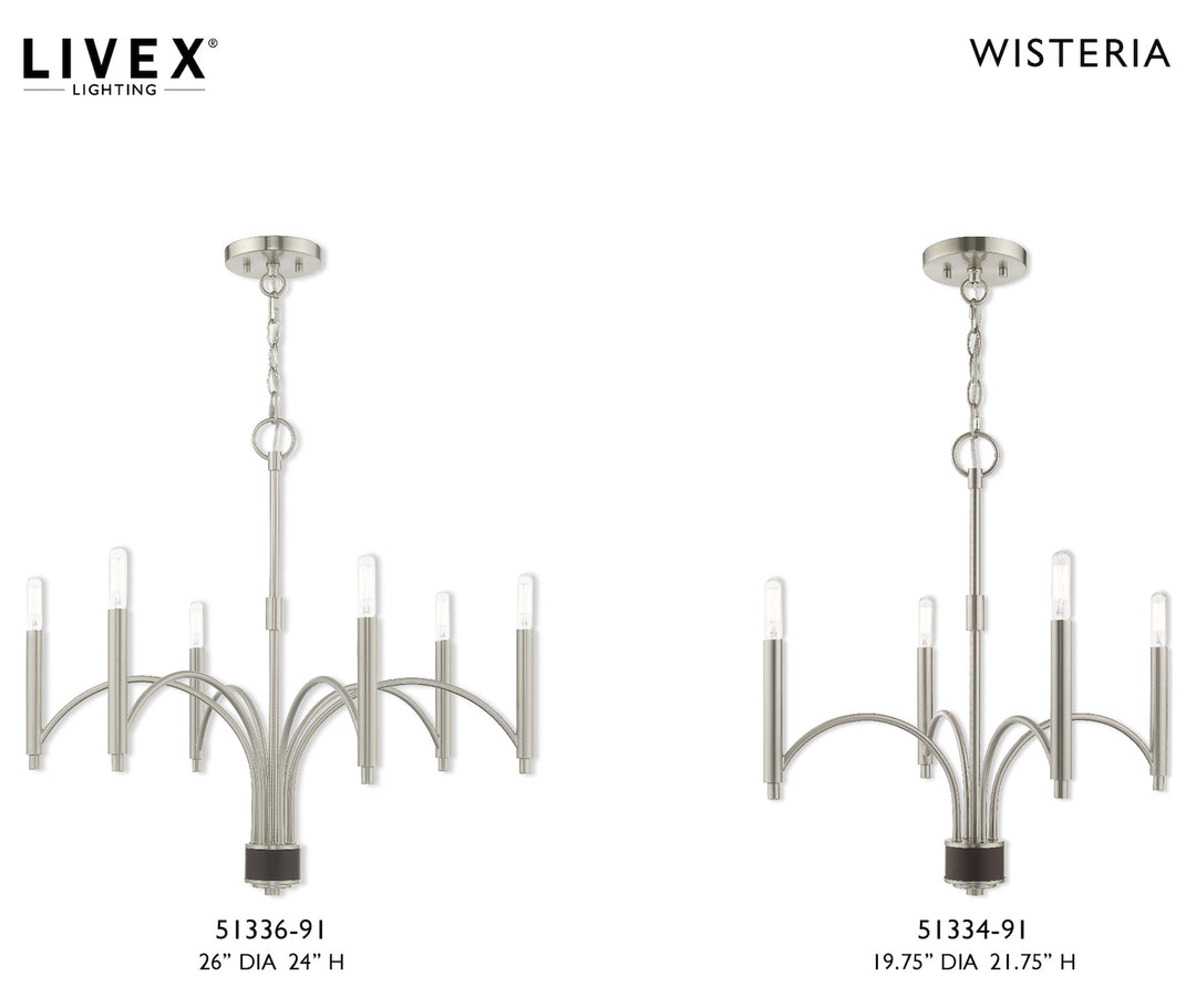 6 Light Chandelier