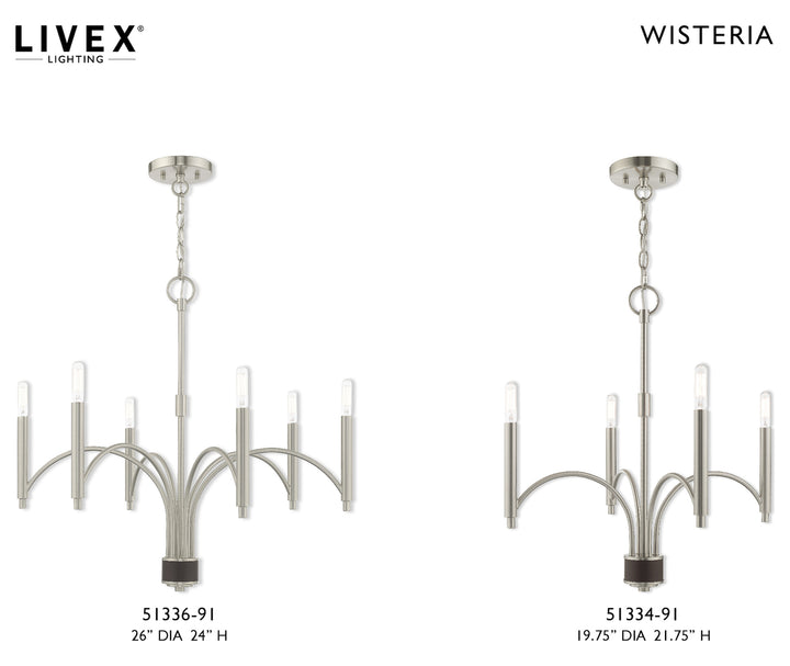 6 Light Chandelier