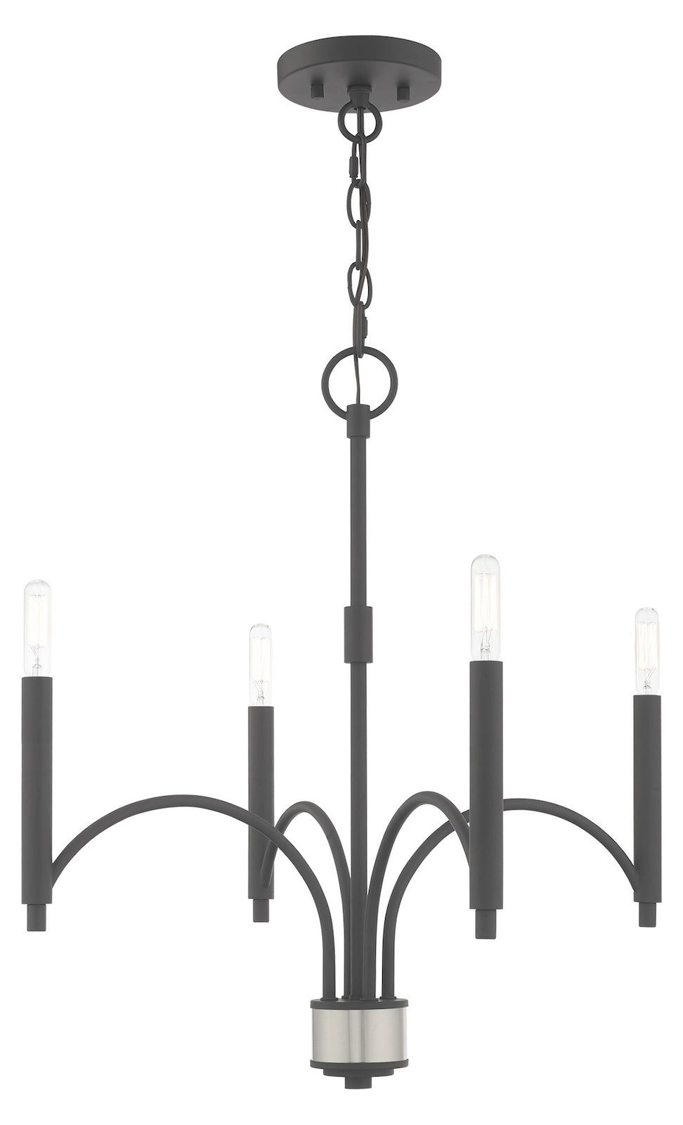 4 Light Mini Chandelier by Livex Lighting