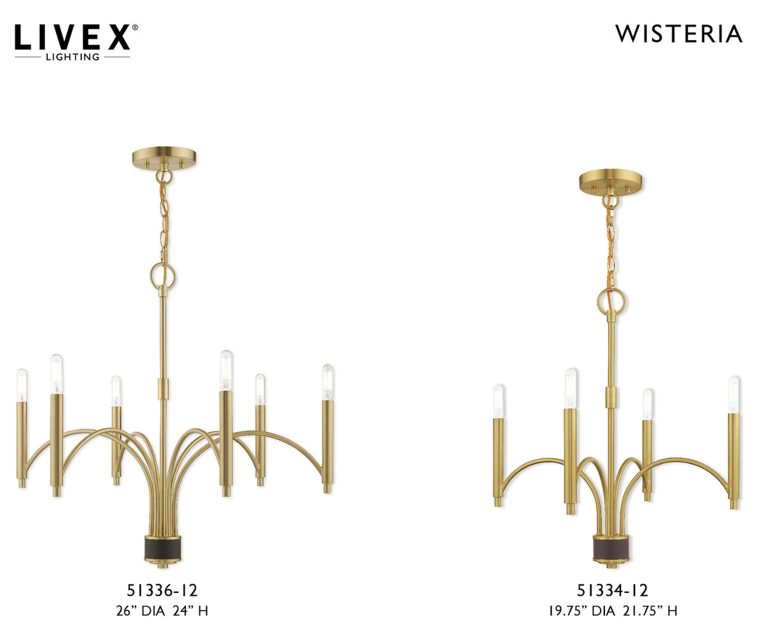 4 Light Mini Chandelier