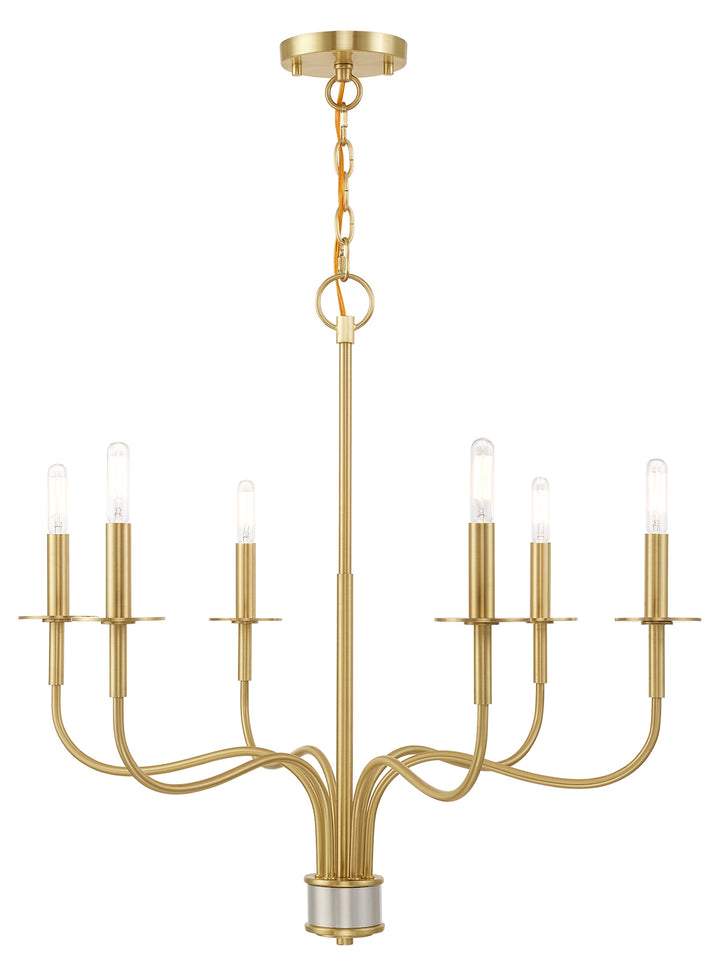 6 Light Chandelier by Livex Lighting