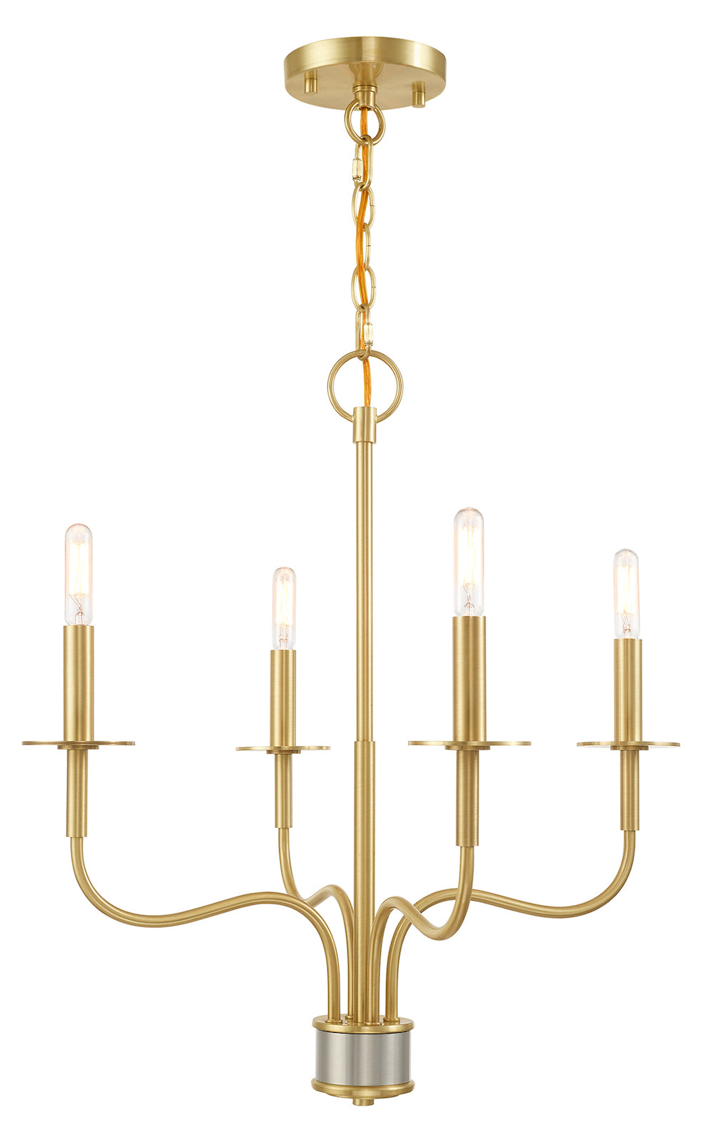 4 Light Mini Chandelier by Livex Lighting