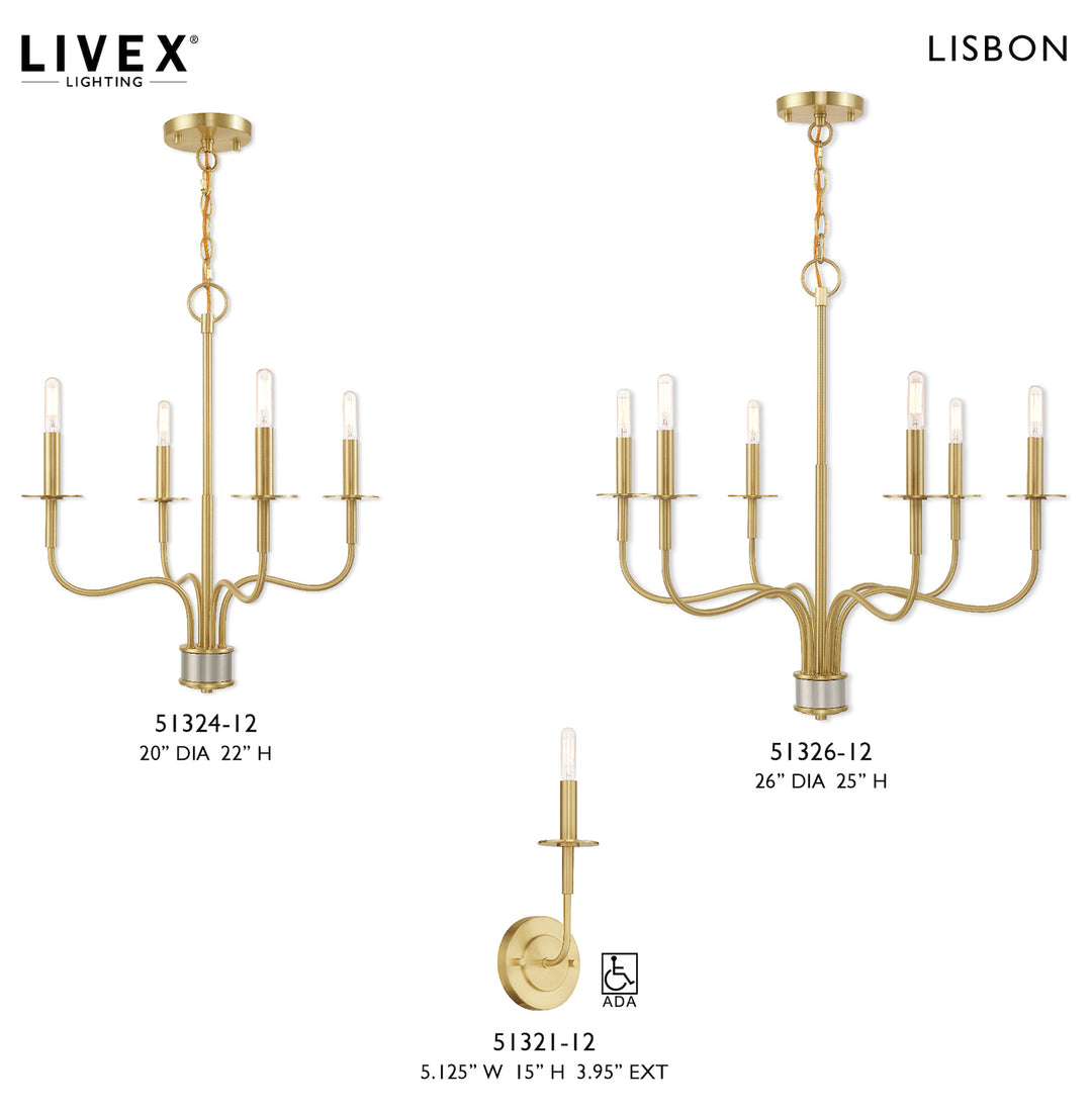 4 Light Mini Chandelier