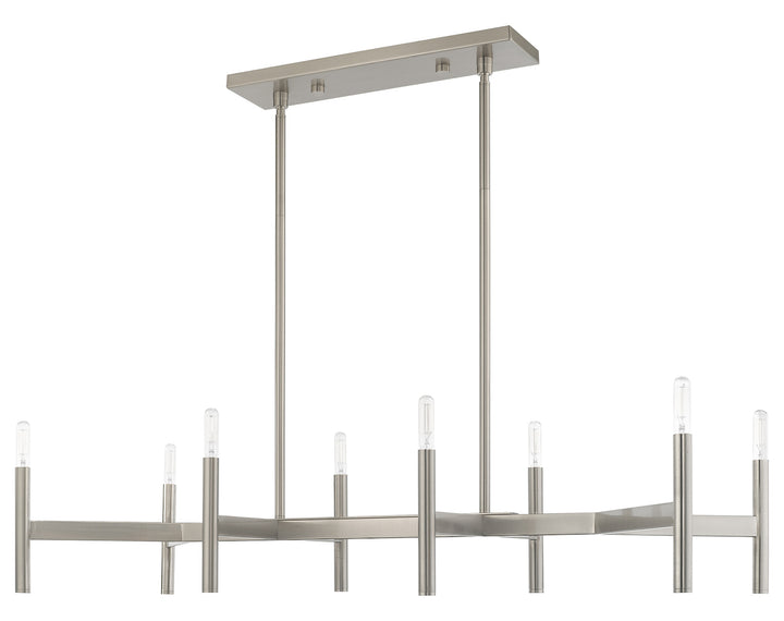 8 Light Linear Chandelier