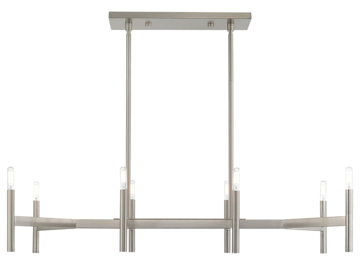8 Light Linear Chandelier